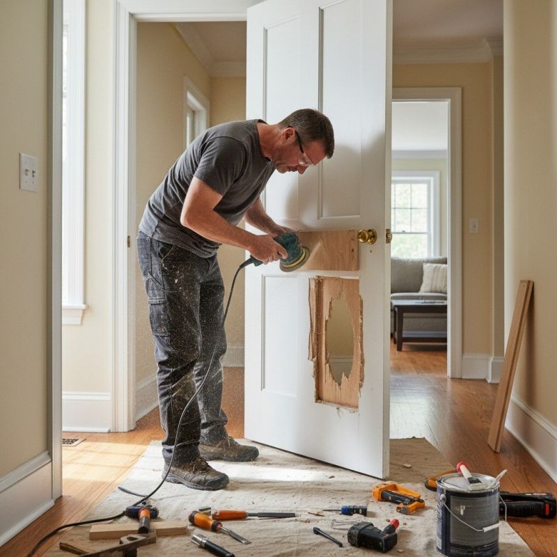 Linen Closet Door Repair in Kansas City, KS